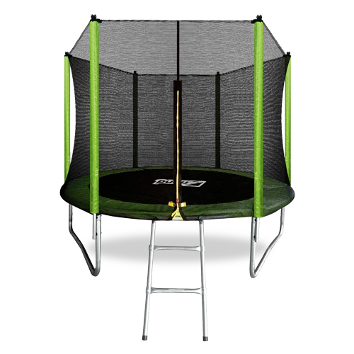 ARLAND Батут  8FT с внешней страховочной сеткой и лестницей (Light green)