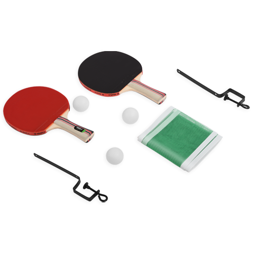 KRAFLA S-H300 Набор для настольного тенниса: ракетка (2шт), мяч (3шт), сетка с креплением